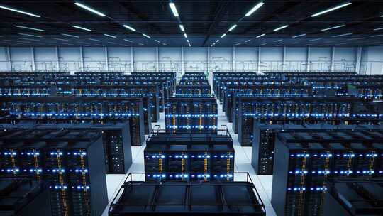 数据中心服务器全景