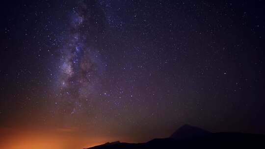 银河延时 风光延时 流星夜景视频素材模板下载