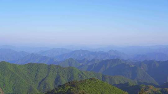 杭州临安大明山牵牛岗群山风景