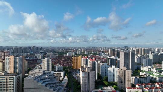 上海六院航拍空镜