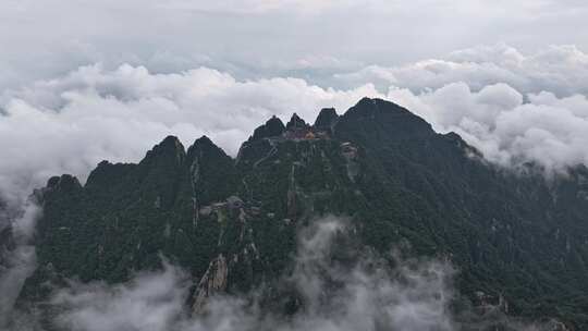 经典老君山云海直线延时