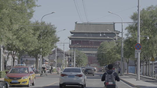 北京鼓楼 北京地标视频素材模板下载