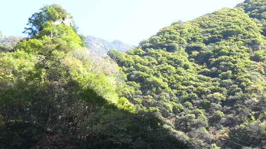 秦岭山脉秋季风景