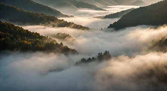 唯美风光日出日落云海风景唯美开场航拍中国