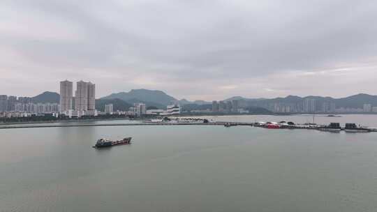 珠海香洲区野狸岛航拍