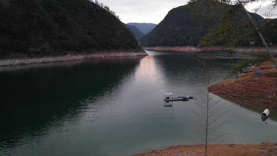 丽水遂昌湖景航拍