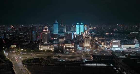 哈尔滨城市夜景