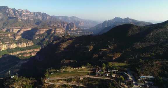 航拍石板岩镇太行山大峡谷04【套组】