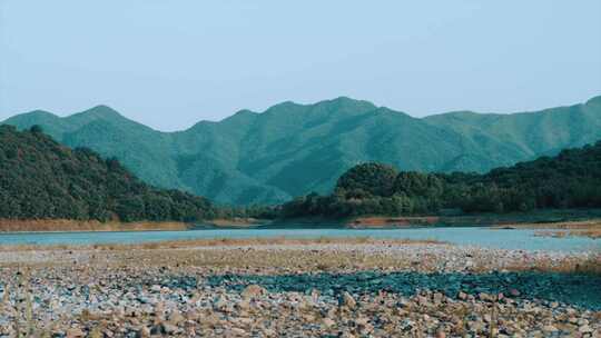 唯美日系户外山丘湖泊河流草原空镜头合集