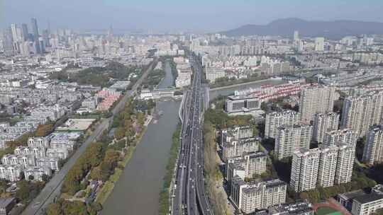 江苏南京城市建设南京风光航拍