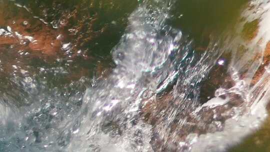 山间瀑布水流视频素材模板下载