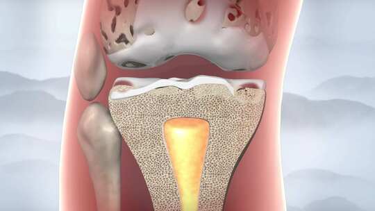 关节炎骨关节 疾病滋养 骨骼健康骨骼视频素材模板下载