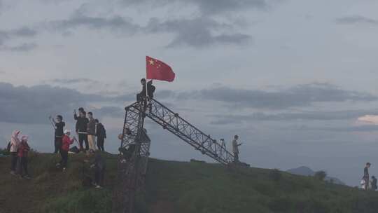 信宜白石大喊地航拍，高山云海航拍