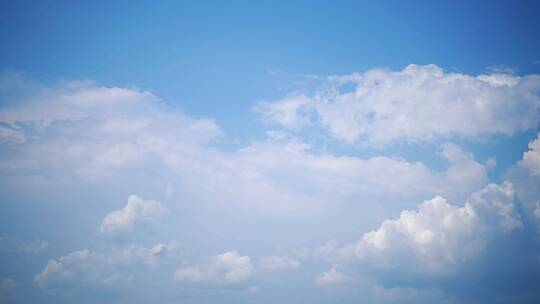 天空云延时小清新蓝天白云夏天云朵飘动云层