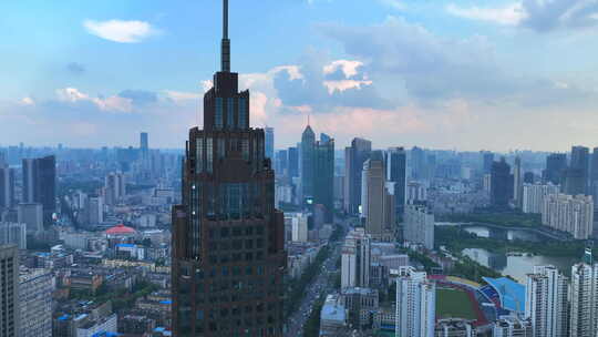 4K武汉高楼金融区商务区宣传片视频素材模板下载