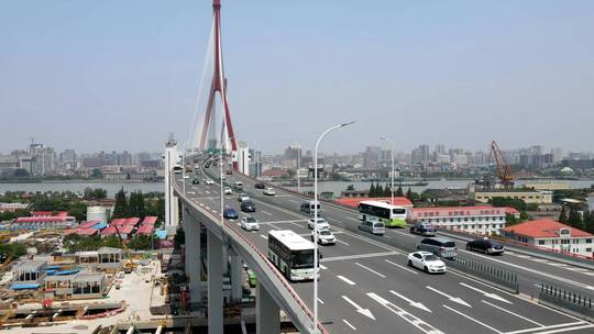 杨浦大桥视频素材模板下载