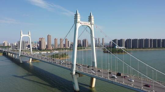 长沙三汊矶大桥9视频素材模板下载