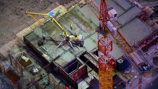 城市建设建筑工地延时