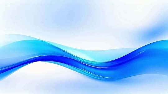 蓝色动感波浪背景素材