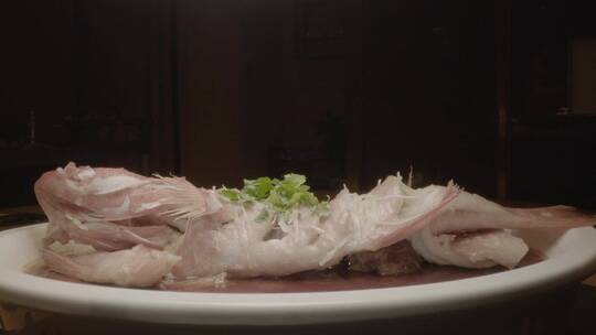 年夜饭鱼-东星斑鱼美食多角度拍摄视频素材模板下载