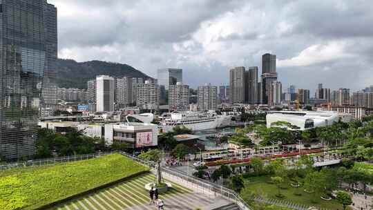 深圳南山蛇口地标宣传片特写空镜