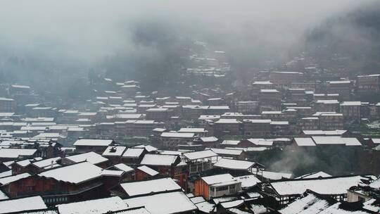 西江千户苗寨雪景