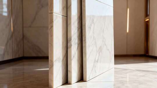 室内大理石瓷砖展示