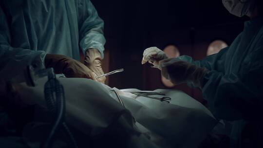 外科医生在做手术视频素材模板下载