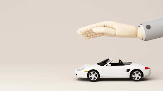 机械手臂与现代汽车模型
