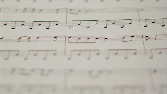 五线谱 乐谱音符音乐创作 歌曲表演