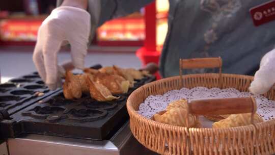 中国传统美食小吃锦鲤烧