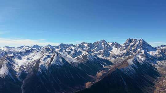 云南白马雪山航拍景观