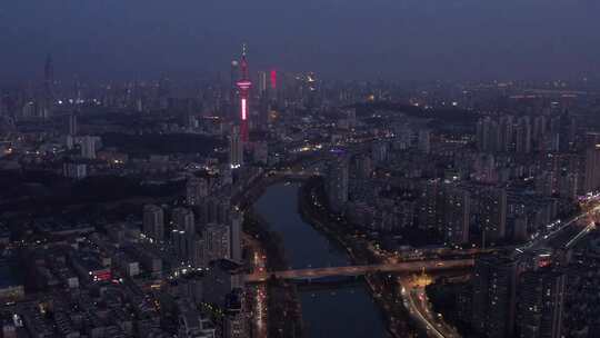 南京电视台秦淮河夜景