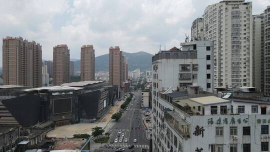 航拍福建莆田城市宣传片地标建筑