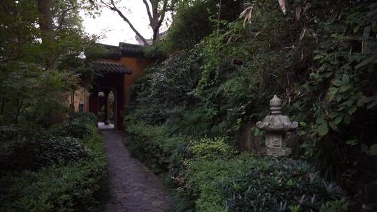 杭州飞来峰永福寺禅院风景