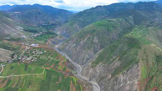 乌蒙山区高大山脉航拍