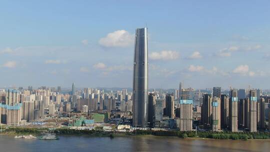 武汉绿地中心第一高楼航拍