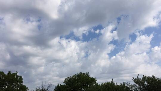 天空中的云层 延时拍摄镜头