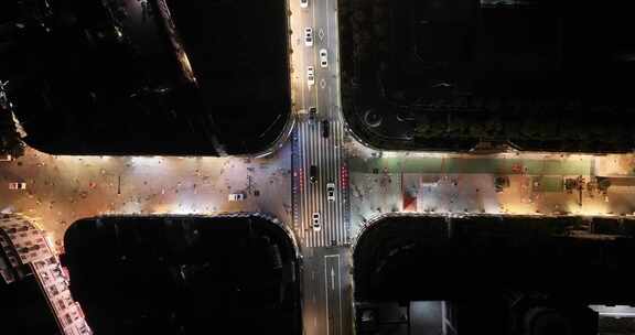 厦门中山路步行街夜景街景