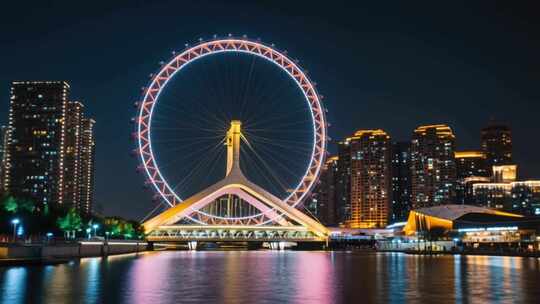 天津市航拍ai素材原创