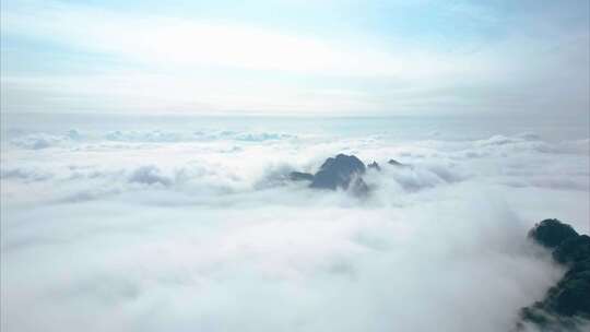 黄山风景区壮观风景延时摄影视频素材