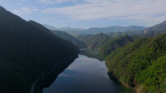 杭州临安於潜青山殿高坪秋色风光