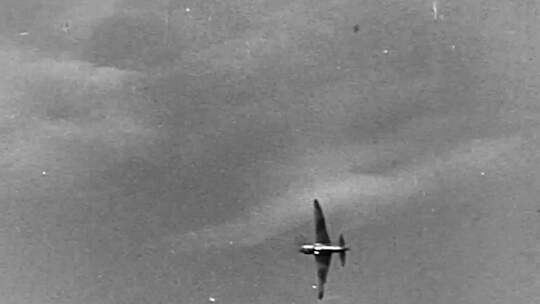 二战 德国空军Bf109战斗机 空中格斗