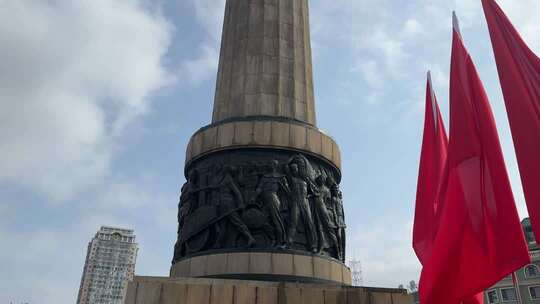 八一广场纪念碑实拍
