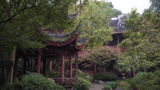 杭州宝石山玛瑙寺连横纪念馆