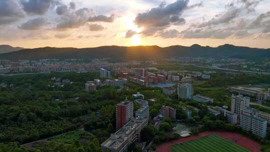 澳门机场航拍飞机跑道