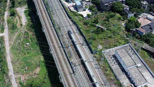 高铁火车动车铁路列车行驶