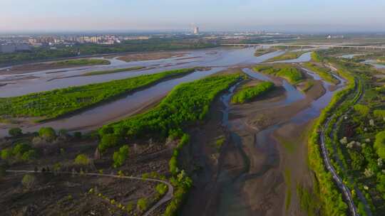黄河流域 黄河河流视频素材模板下载