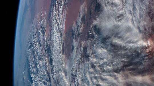 从太空看撒哈拉沙漠景观