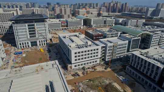 航拍福建福耀科技大学